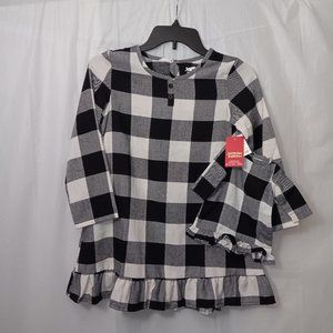 JAMMIES FOR YOUR FAMILIES GIRLS PLAID NIGHTGOWN & MATCHING DOLL GOWN
